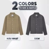 Áo khoác kaki nam form ngắn LADOS-2.128 chất vải dày dặn, streetwear năng động, giá 326.000 VND 6