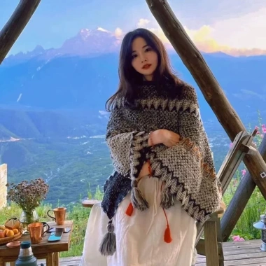 Áo Khoác Khăn Đan Thổ Cẩm Du Lịch Siêu Hottrend - Giá 165k Giảm Đến 207.9k 8