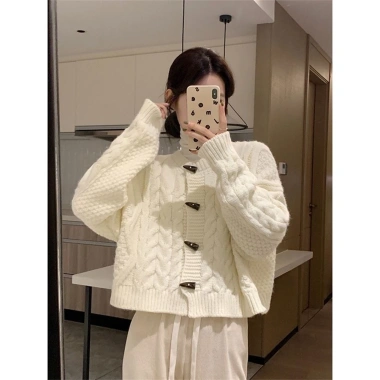 Áo khoác len cardigan cách điệu khuy sừng thời trang thu đông - Trendy QCCC SP207, chỉ 199.000₫ 9