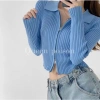 Áo khoác len cardigan dệt kim croptop 2 chiều khóa kéo hottrend KHOSI SP227 Giá chỉ 169.000₫ 6