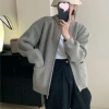 Áo khoác len cardigan dệt kim khóa kéo dày mịn phong cách Hàn Quốc Big Size SP50 Giá 219k 2