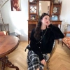 Áo khoác len cardigan lông thỏ QC mềm mịn dày dặn NGOMINH SP206 giá 229k 10