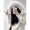 Áo khoác len dệt kim Hàn Quốc retro sang trọng - Thu Đông, giảm giá, chỉ 412.214 VND 2
