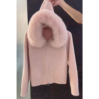 Áo khoác len dệt kim Hàn Quốc retro sang trọng - Thu Đông, giảm giá, chỉ 412.214 VND 6