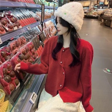 Áo khoác len dệt kim tweed cardigan nữ dài tay Hàn Quốc Big Size NGOMINH SP58 4 Áo khoác len dệt kim tweed cardigan nữ dài tay Hàn Quốc Big Size NGOMINH SP58 4