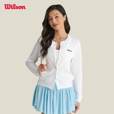 Áo Khoác Len Thể Thao Nữ Wilson Women Finish Cardigan - Mỏng nhẹ, 35% giảm, giá 3.571.000₫