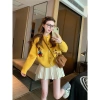Áo khoác len thêu gấu hoạt hình dáng rộng - Cardigan dệt kim thời trang thu đông, 290.000₫ 3