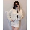 Áo khoác lông Cadigan cúc ngọc đinh đá Siu Hót QCL1 freesize - Giá 269k (giảm từ 344k) 4