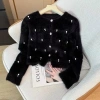 Áo khoác lông Cadigan cúc ngọc đinh đá Siu Hót QCL1 freesize - Giá 269k (giảm từ 344k) 6