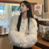 Áo khoác lông Cadigan cúc ngọc đinh đá Siu Hót QCL1 freesize - Giá 269k (giảm từ 344k) 8
