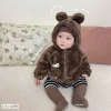 Áo khoác lông cừu Hàn Quốc cho bé 8-25kg - Dày dặn, ấm áp, phong cách Tini Kids - Giá ưu đãi 169k
