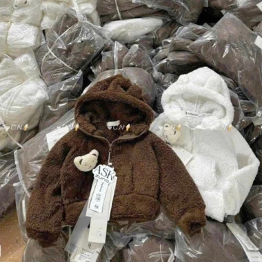 Áo khoác lông cừu Hàn Quốc cho bé 8-25kg - Dày dặn, ấm áp, phong cách Tini Kids - Giá ưu đãi 169k 3