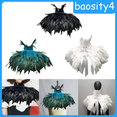Áo khoác lông giả Gothic quấn vai - Phong cách hóa trang lễ hội, giảm giá 453.600₫ 8
