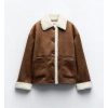 Áo khoác lông lót cừu phông Zara xuất khẩu - siêu ấm, giảm còn 620.000đ, giá gốc 750.200đ 3