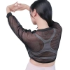Áo khoác lưới croptop thể thao nữ UNIQ - tay dài, mũ, thoáng khí, 148k 9