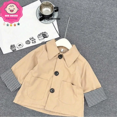 Áo khoác măng tô 2 lớp xinh xắn cho bé gái mùa thu đông 10-30kg nhẹ giữ ấm giá 159k 3 Áo khoác măng tô 2 lớp xinh xắn cho bé gái mùa thu đông 10-30kg nhẹ giữ ấm giá 159k 3