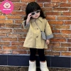 Áo khoác măng tô 2 lớp xinh xắn cho bé gái mùa thu đông 10-30kg nhẹ giữ ấm giá 159k 6