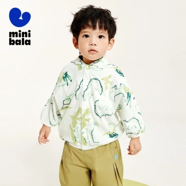 Áo khoác mỏng Minibala trẻ em cotton nguyên chất chống nắng mùa hè, thoáng khí, điều hòa không khí giảm giá 336.960₫