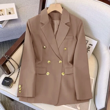 Áo khoác mùa xuân nữ 2.025 – Blazer Hàn Quốc thoải mái, rộng rãi, ôm sát, thời trang, 181.604₫ 22 Áo khoác mùa xuân nữ 2.025 – Blazer Hàn Quốc thoải mái, rộng rãi, ôm sát, thời trang, 181.604₫ 22