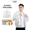 Áo khoác nam bomber OGADIN OAK007 phản quang, cản gió, chống nước - Giá 299.000₫