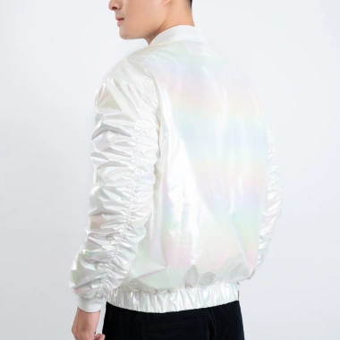 Áo khoác nam bomber OGADIN OAK007 phản quang, cản gió, chống nước - Giá 299.000₫