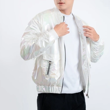 Áo khoác nam bomber OGADIN OAK007 phản quang, cản gió, chống nước - Giá 299.000₫
