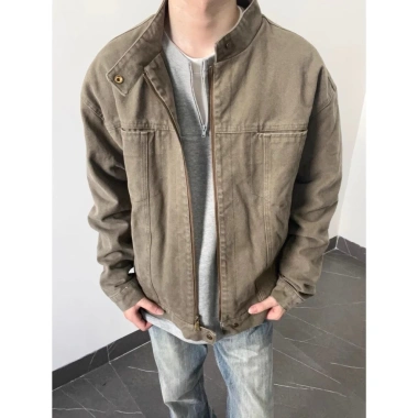 Áo Khoác Nam Cổ Đứng Canvas: Casual Lịch Sự, Nam Tính, Giá 650.000, Giảm Giá Đặc Biệt