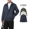 Áo khoác nam dù LADOS-12.129 kaki mỏng nhẹ, lót dù, túi trong, kẻ sọc – chỉ 281.000₫
