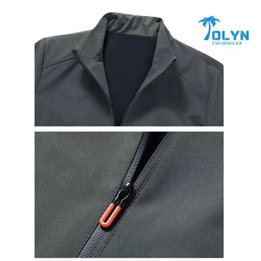 Áo khoác nam dù thể thao cổ đứng cao cấp TOLYN KP090 siêu nhẹ, túi trong, trẻ trung 7