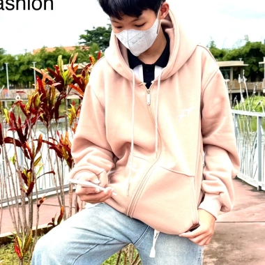 Áo khoác nam hoodie zip nỉ bông dày mịn LINLA FASHION 2 lớp nón to 143.200₫ 7