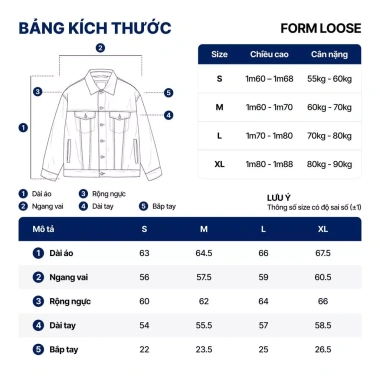 Áo khoác nam ICONDENIM Duskpath Form Loose - Denim nhẹ, thoải mái, giá 699.000₫ 7 Áo khoác nam ICONDENIM Duskpath Form Loose - Denim nhẹ, thoải mái, giá 699.000₫ 7