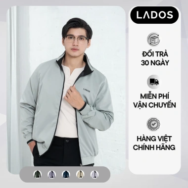 Áo khoác nam LADOS vải dù 2 mặt cao cấp - Chống nắng, giảm giá 244k