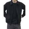 Áo khoác nam lông cừu denim Nhật Bản retro màu đen - Thời trang thu đông dạo phố 5