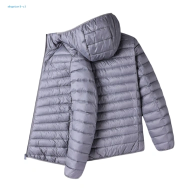 Áo khoác nam mùa đông polyester cotton ấm áp mũ trùm đầu, túi tiện lợi - Giá 366.109 VND 4