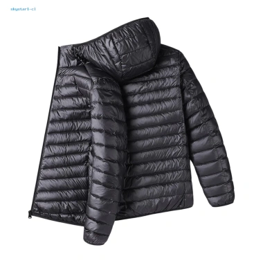 Áo khoác nam mùa đông polyester cotton ấm áp mũ trùm đầu, túi tiện lợi - Giá 366.109 VND 7