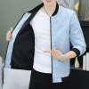 Áo khoác nam mùa xuân đứng cổ phong cách blazer bóng chày, mỏng nhẹ, giảm giá 174k 5
