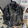 Áo khoác nam Mỹ retro da PU phong cách hip hop - Xuân Thu thời trang đường phố, giảm 20%