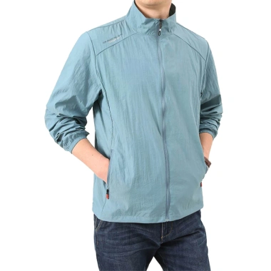 Áo khoác nam nhẹ co giãn cuff, chống nắng, chống gió, thoáng khí, dây kéo placket – giá 209.436₫