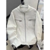 Áo khoác nam Retro Mỹ Harrington Mùa Xuân Thu cleanfit Cổ dạo phố rời đứng Giá 624.097 VND