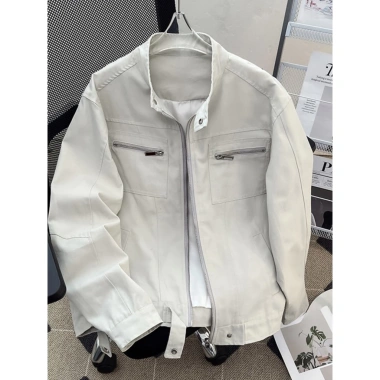 Áo khoác nam Retro Mỹ Harrington Mùa Xuân Thu cleanfit Cổ dạo phố rời đứng Giá 624.097 VND 2