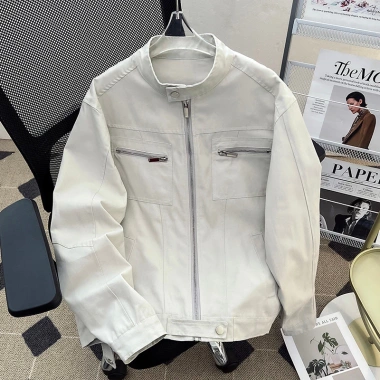 Áo khoác nam Retro Mỹ Harrington Mùa Xuân Thu cleanfit Cổ dạo phố rời đứng Giá 624.097 VND 6