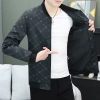 Áo khoác nam xuân thu bóng chày cổ đứng họa tiết sành điệu, blazer ôm trẻ trung, đa năng – giảm 22% 6