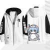 Áo khoác Neon Genesis Evangelion Ayanami Rei – Dây kéo thời trang, giá 300k 2