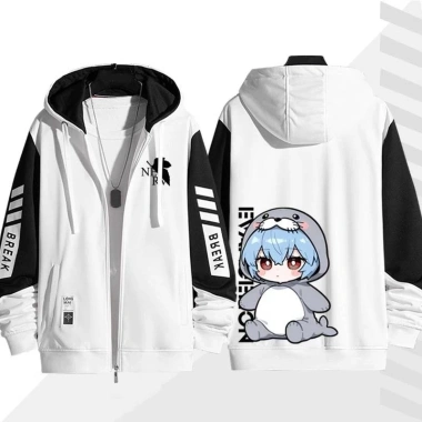 Áo khoác Neon Genesis Evangelion Ayanami Rei – Dây kéo thời trang, giá 300k 2 Áo khoác Neon Genesis Evangelion Ayanami Rei – Dây kéo thời trang, giá 300k 2