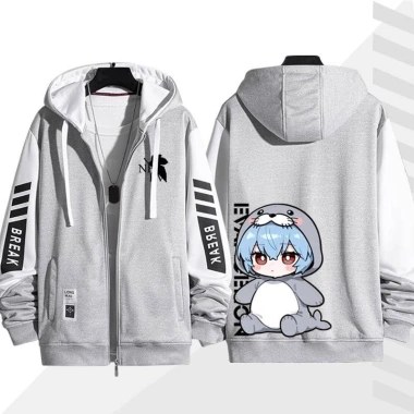 Áo khoác Neon Genesis Evangelion Ayanami Rei – Dây kéo thời trang, giá 300k 8 Áo khoác Neon Genesis Evangelion Ayanami Rei – Dây kéo thời trang, giá 300k 8