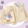 Áo khoác nỉ bé gái BabyloveGO hoodie 2 da dày dặn, ấm áp, in hình Mickey - 189k (giá gốc 236k) 3