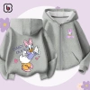 Áo khoác nỉ bé gái BabyloveGO hoodie 2 da dày dặn, ấm áp, in hình Mickey - 189k (giá gốc 236k) 4