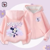 Áo khoác nỉ bé gái BabyloveGO hoodie 2 da dày dặn, ấm áp, in hình Mickey - 189k (giá gốc 236k) 6