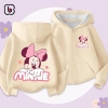 Áo khoác nỉ bé gái BabyloveGO hoodie 2 da dày dặn, ấm áp, in hình Mickey - 189k (giá gốc 236k) 9
