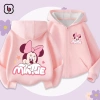 Áo khoác nỉ bé gái BabyloveGO hoodie 2 da dày dặn, ấm áp, in hình Mickey - 189k (giá gốc 236k) 10